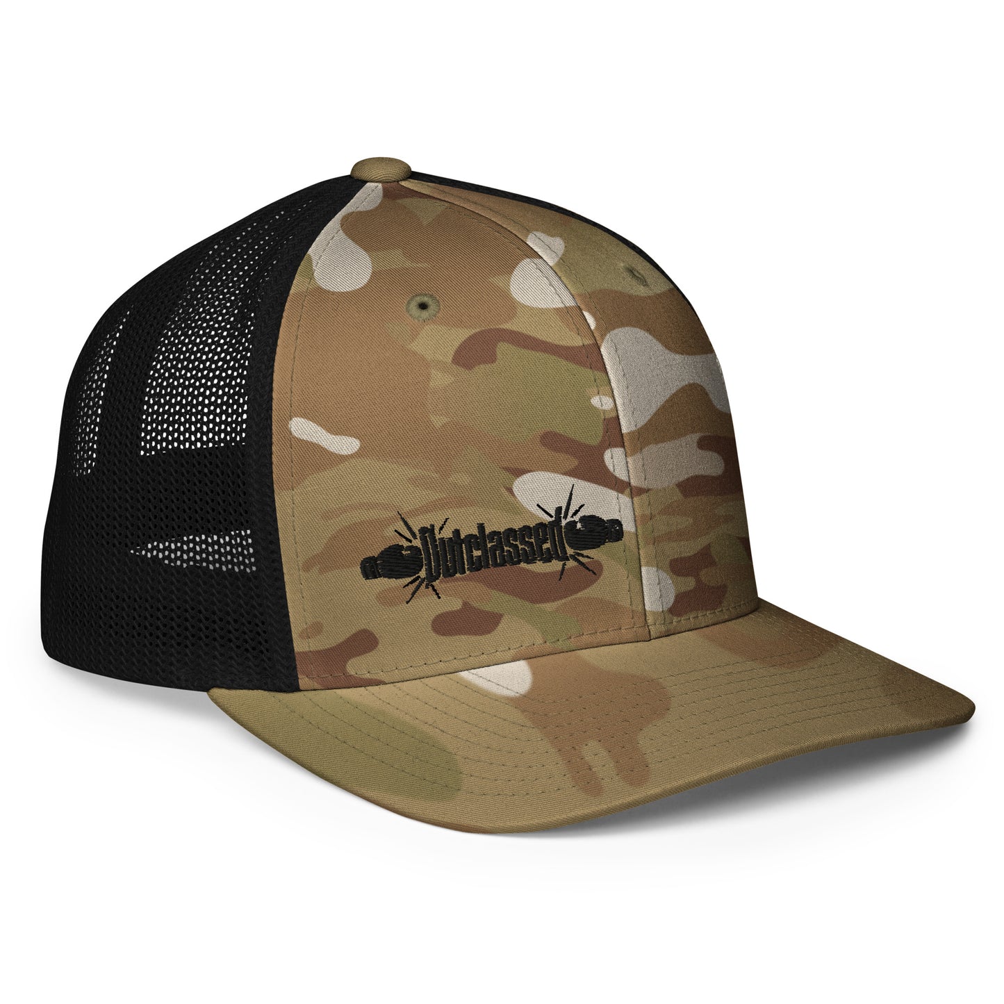 Closed-back trucker cap